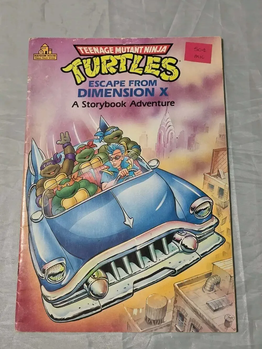 Teenage Mutant Ninja Turtles Lot Of 8 PB Books 1990 Random House Illus